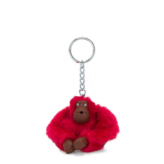 Kipling Sven Small Monkey Keychain Accessoires Rood | België 1200ZU